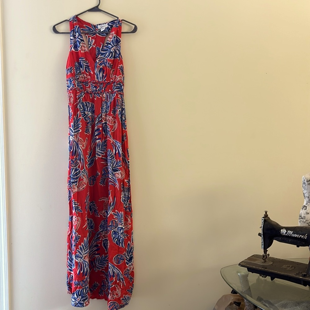 Racerback Spring maxi dress
